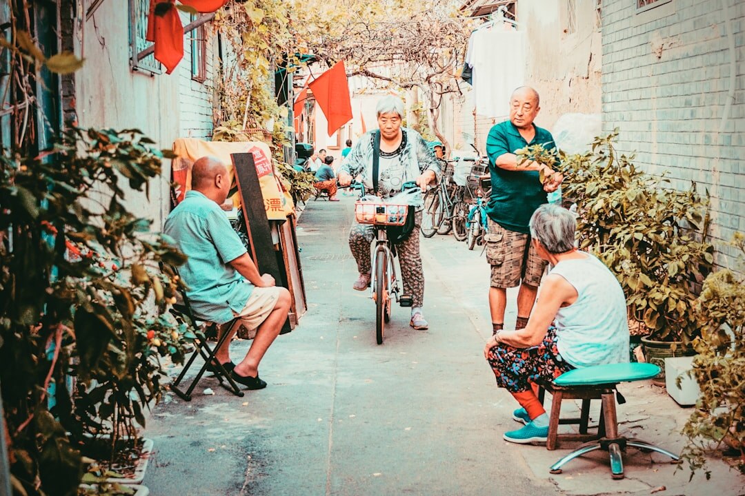 group of seniors enjoying hobbies