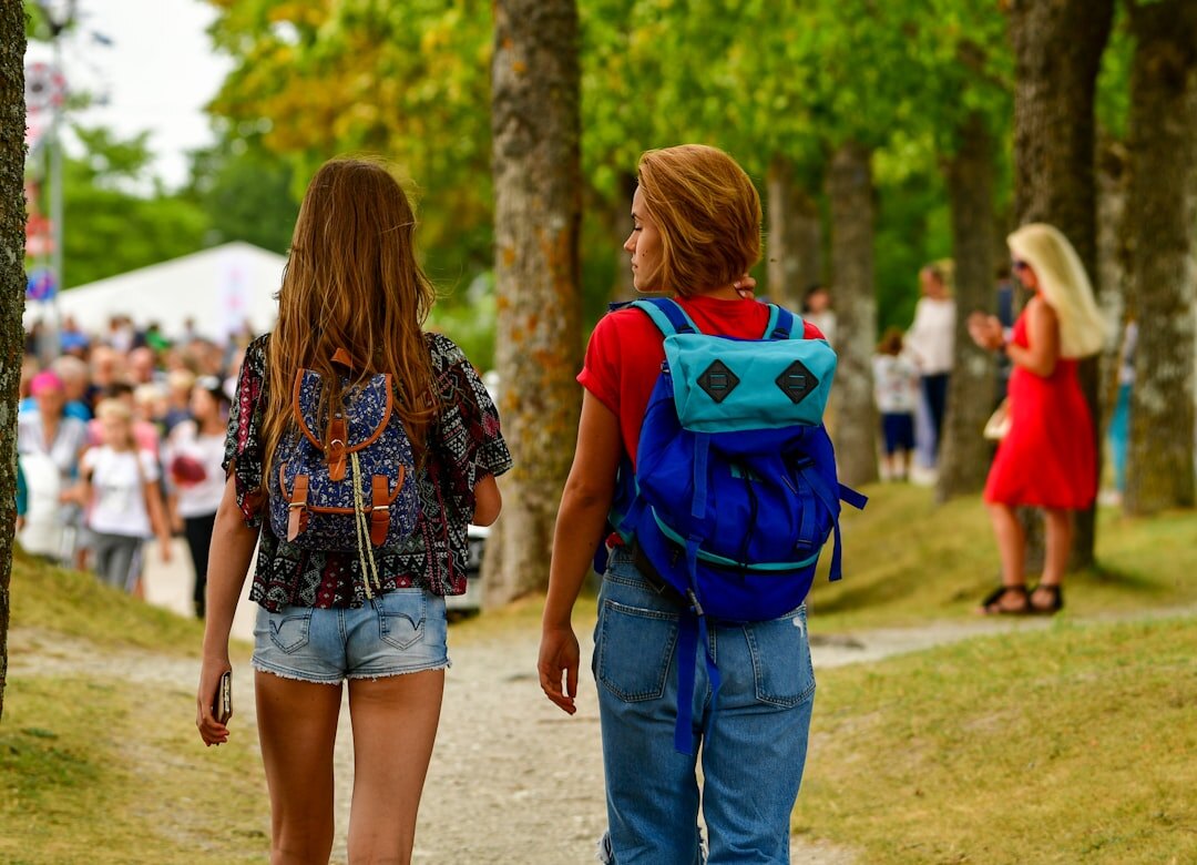 seniors at outdoor festival